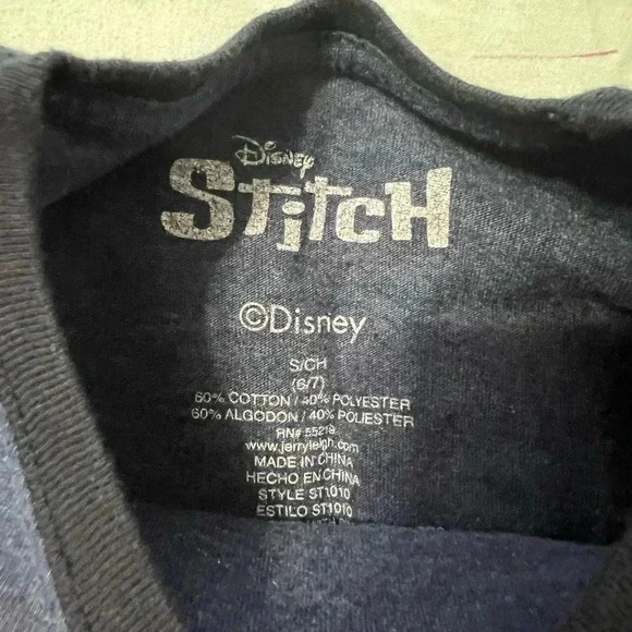 Disney Stitch Tees for Juniors Size S/CH 6/7 - Picture 3 of 3